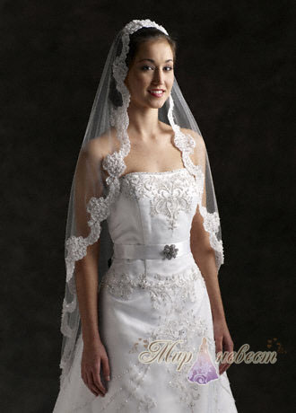 фата средней длины Style 269 картинка
