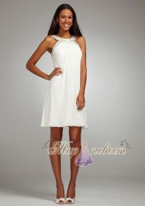 Белое вечернее платье Style 47801D  ― Интернет магазин Мир Невест - свадебные платья и аксессуары, эксклюзивные вечерние платья