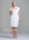 Стильное, короткое свадебное платье большого размера Style 9INT1052 