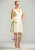 Красивое, короткое свадебное платье Style 9INT13307
