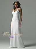 Длинное, лёгкое и красивое свадебное платье Style BR1015