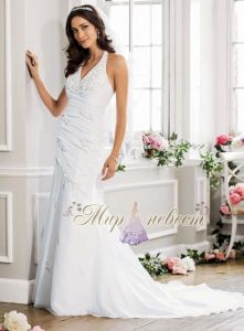 Приталеное свадебное платье Style L9520 ― Интернет магазин Мир Невест - свадебные платья и аксессуары, эксклюзивные вечерние платья