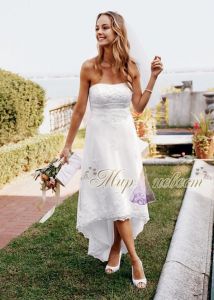 Короткое свадебное платье Style T9698 ― Интернет магазин Мир Невест - свадебные платья и аксессуары, эксклюзивные вечерние платья